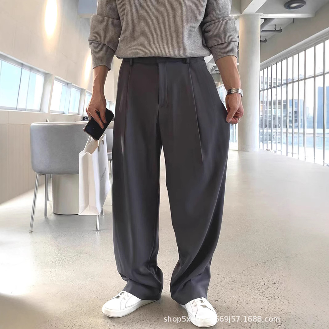 Pantaloni da Uomo Stile France - Mens Fashion Dark Grey Pants recensione e prezzo