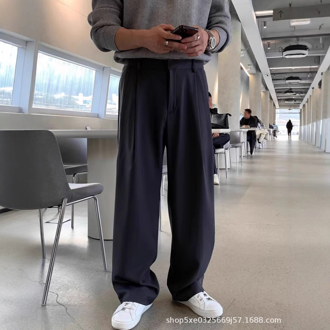 Pantaloni da Uomo Stile France - Mens Fashion Dark Grey Pants recensione e prezzo