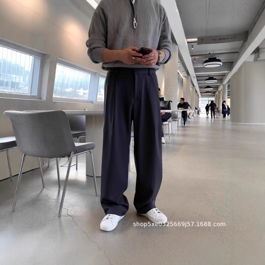 Pantaloni da Uomo Stile France - Mens Fashion Dark Grey Pants recensione e prezzo