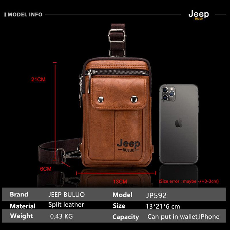 JEEP BULUO Piccola borsa a tra - Fashion Harness Men recensione e prezzo