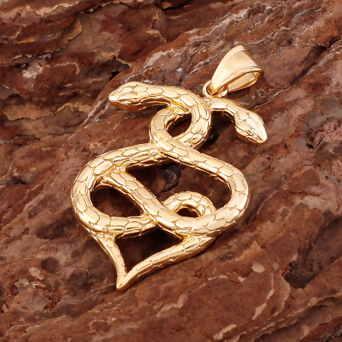 Collana con serpente gemelo vi - Men Fashion Vintage recensione e prezzo