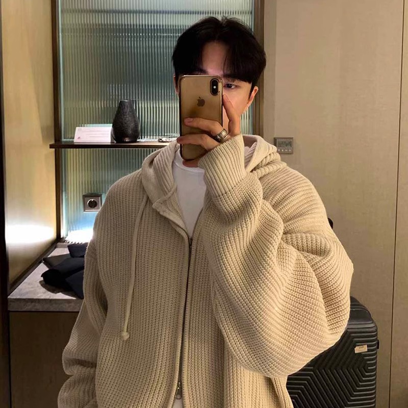 Nuova Moda Coreana: Cardigan d - Men'S Fashion V Neck Sweater recensione e prezzo