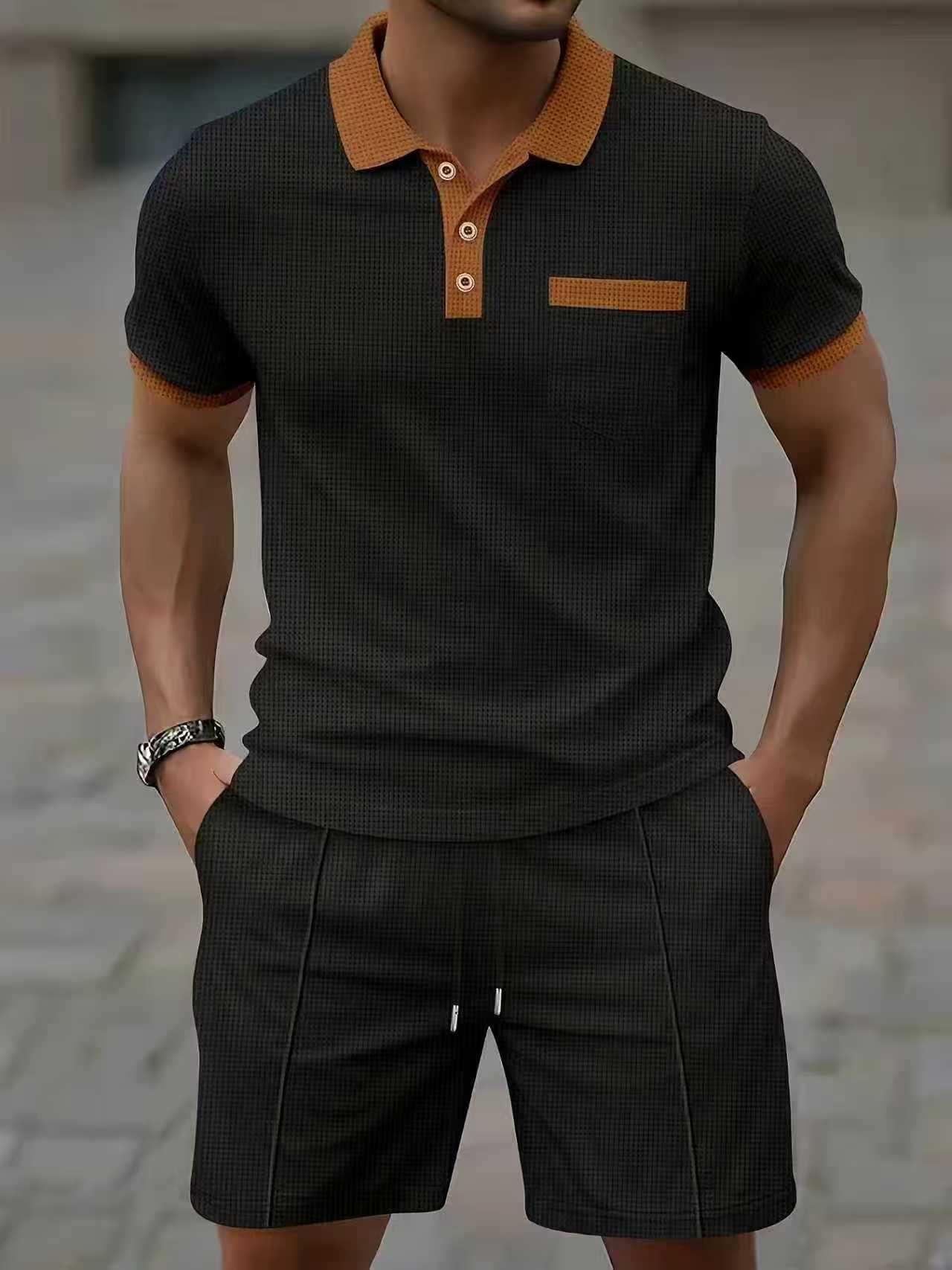 Completo set estivo da uomo: T - Men'S Fashion Polo Shirt recensione e prezzo
