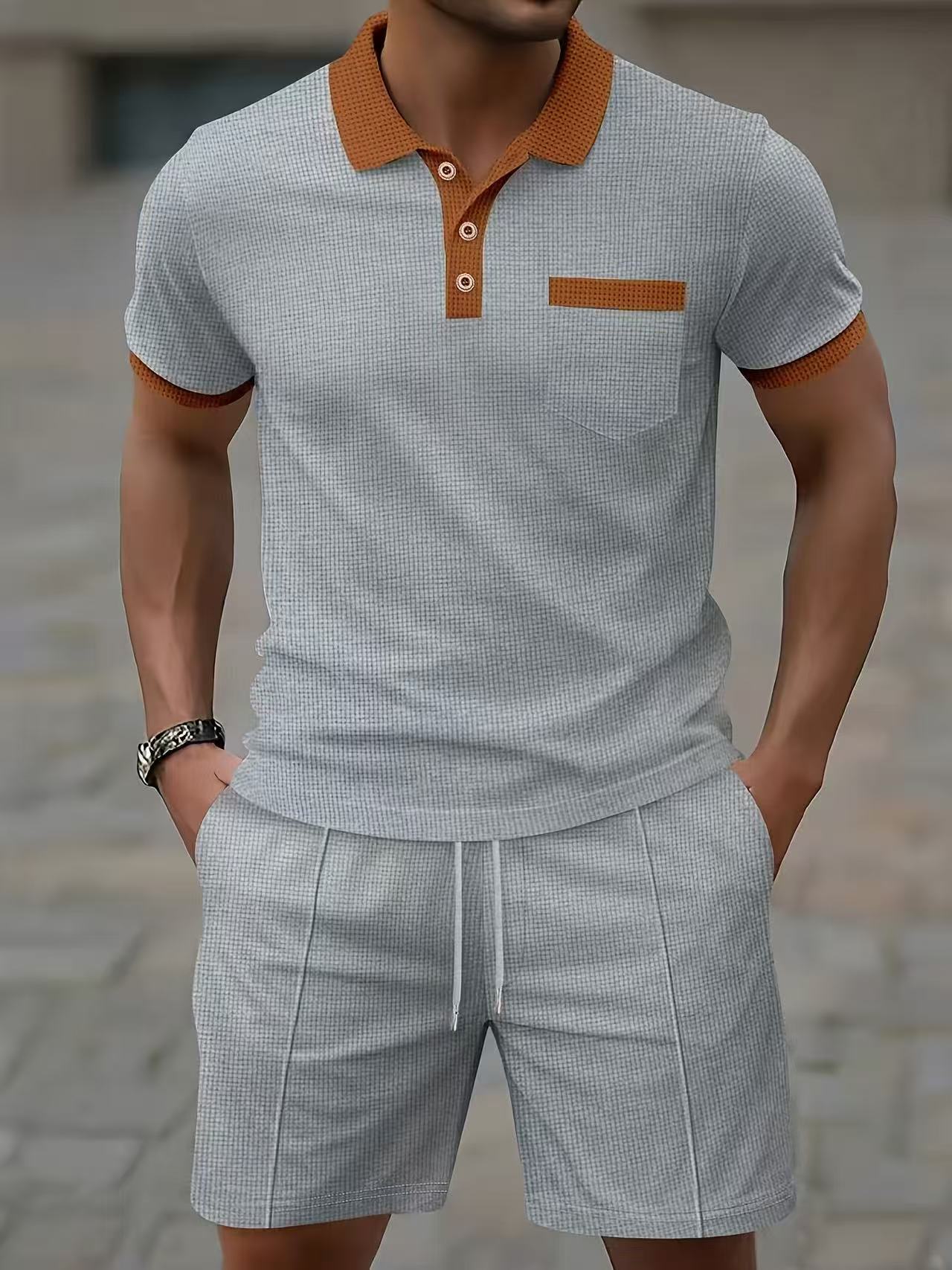 Completo set estivo da uomo: T - Men'S Fashion Polo Shirt recensione e prezzo