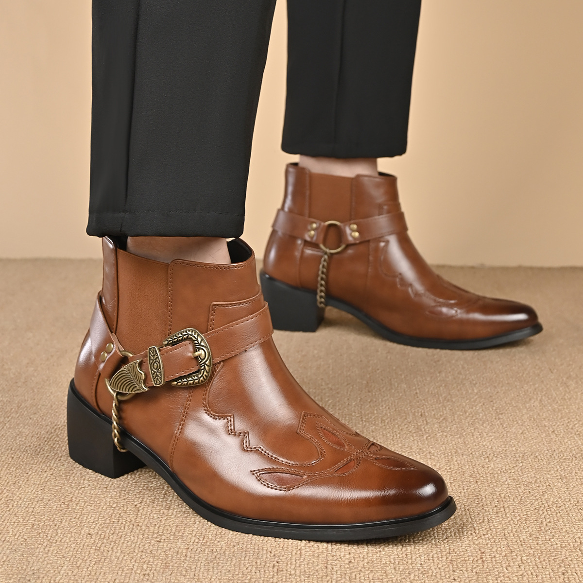 Stivali da Cowboy Vintage da U - Men Fashion Vintage recensione e prezzo