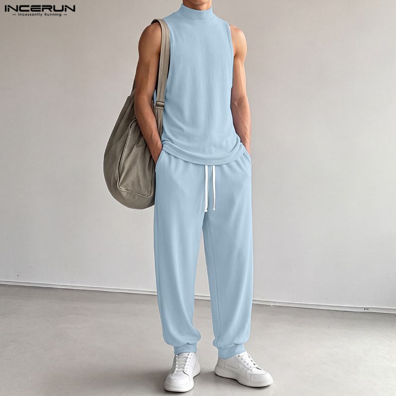 INCERUN Set da Uomo: Maglia a  - Track Suit Men recensione e prezzo