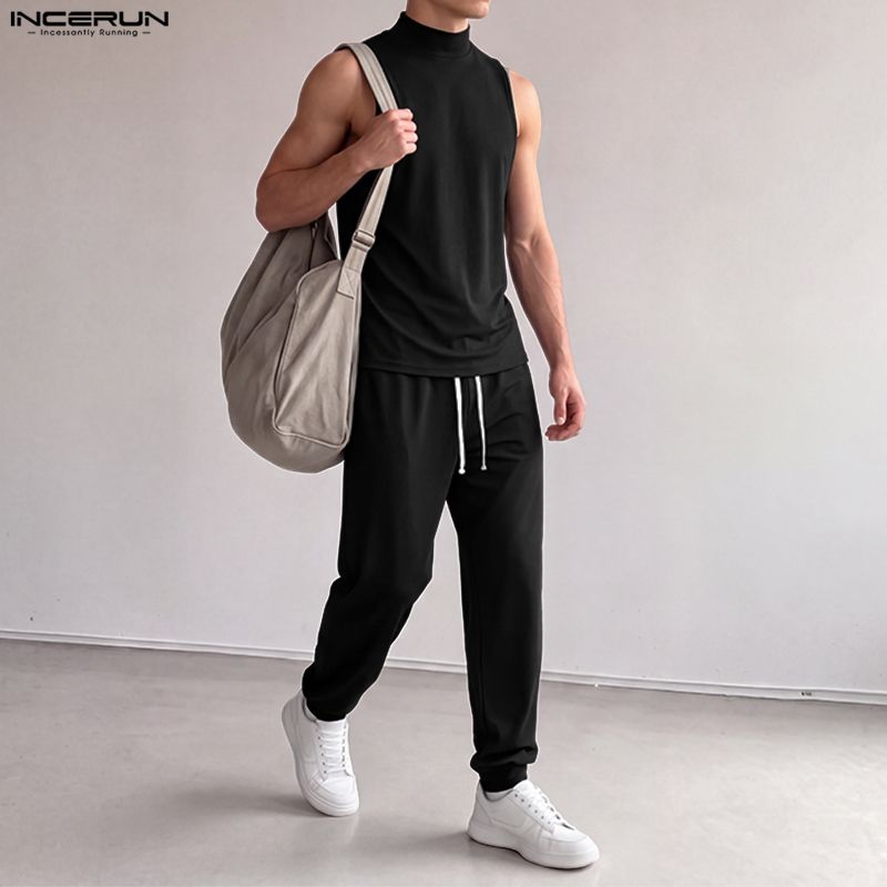 INCERUN Set da Uomo: Maglia a  - Track Suit Men recensione e prezzo