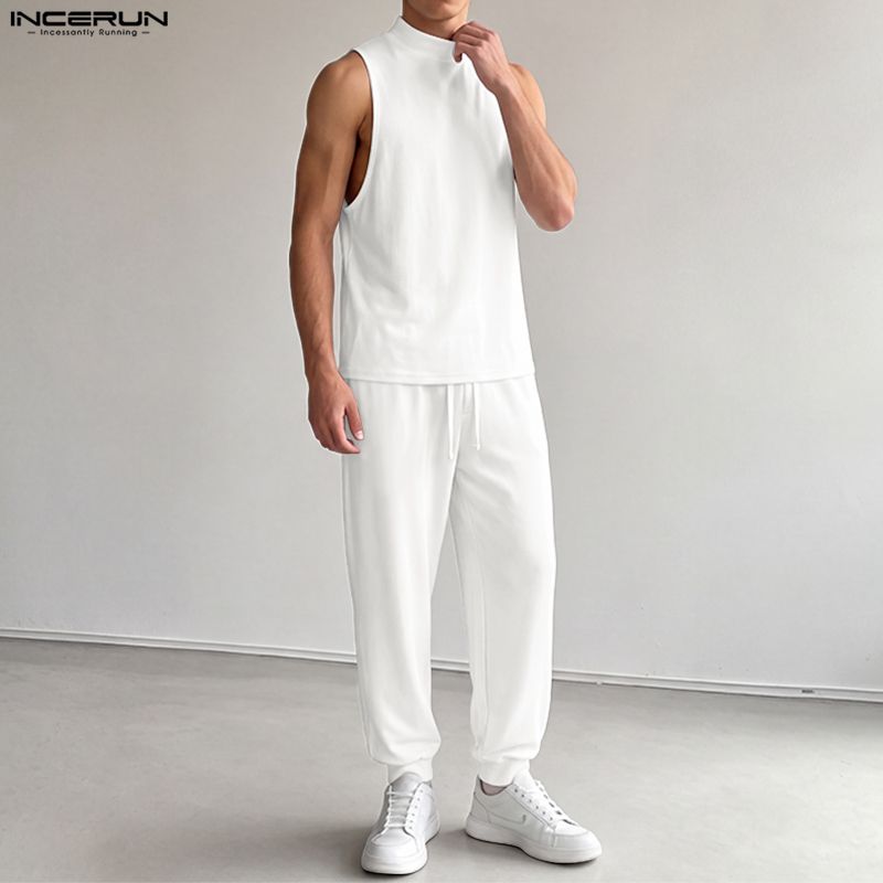 INCERUN Set da Uomo: Maglia a  - Track Suit Men recensione e prezzo