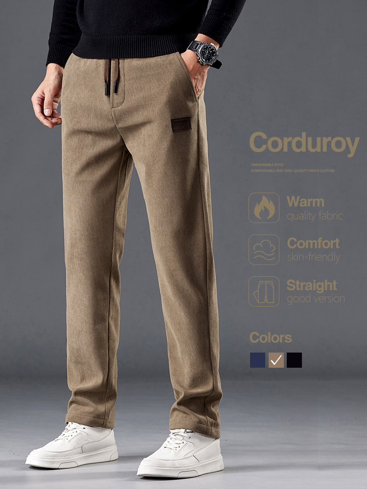 Pantaloni di velluto a coste d - Men'S Fashion Khaki Pants recensione e prezzo
