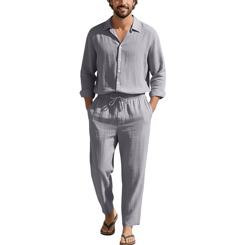 Completi Casual in Lino Primav - Men'S Fashion Loose Pants recensione e prezzo